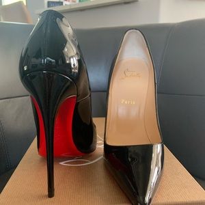 So Kate Black Patent Christian Louboutin